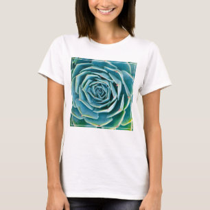 T-shirt Rosette d'Echeveria, Jardin Secret de Marrakech