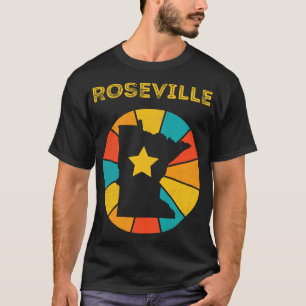 T-shirt Roseville Minnesota Vintage Souvenir déshabillé 1