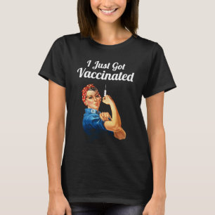 T-shirt Rosie la riveuse vaccinée contre la Covid-19