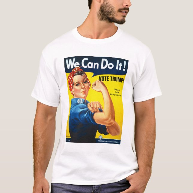 T-shirt Rosie le Trump du vote par les électeurs (Devant)