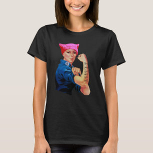 T-shirt Rosie résiste au Casquette rose