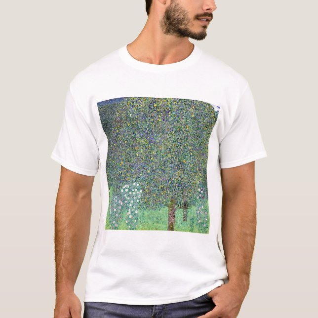 T-shirt Rosiers Sous Les Arbres, Gustav Klimt (Devant)