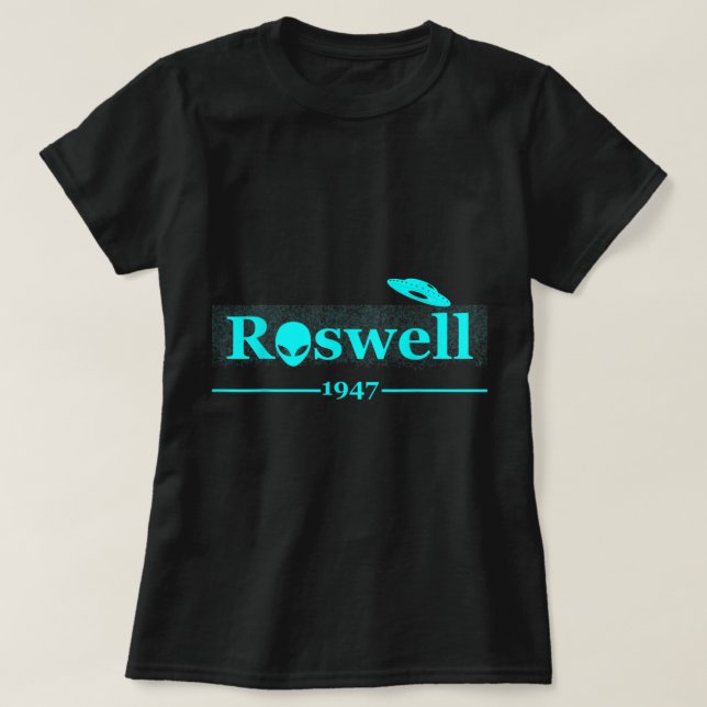 T-shirt Roswell 1947 Alien OVNI Nouveau-Mexique Croyants D (Design devant)
