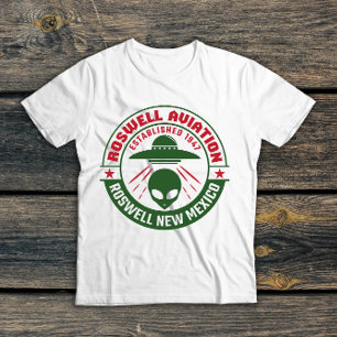 T-shirt Roswell Aviation Fondée en 1947