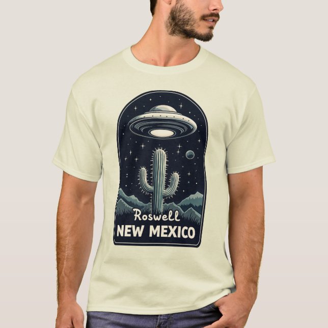 T-shirt Roswell Nouveau Mexique UFO (Devant)