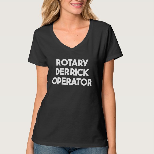T-shirt Rotary Derrick Operator (Devant)