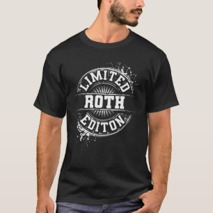 T-shirt ROTH Drôle Nom de famille Arbre de famille Anniver