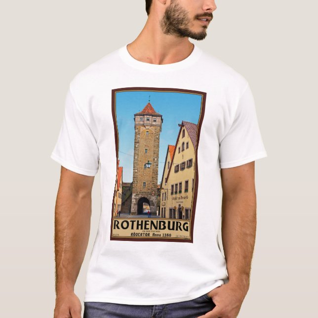 T-shirt Rothenburg OD Tauber - Rödertor (Devant)