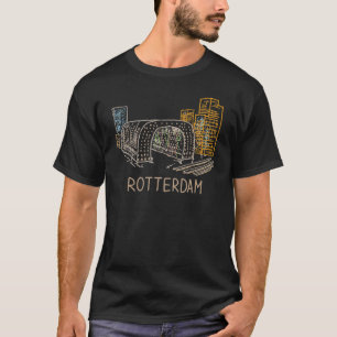 T-shirt Rotterdam City Pays-Bas souvenir pour femmes homme