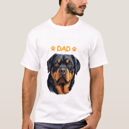 T-shirt Rottie Dad Rottweiler Chien