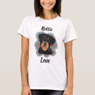 T-Shirt Rottie Love – Art Whimsique Rottweiler