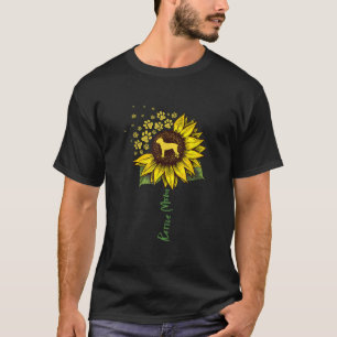 T-shirt Rottie Mom Sunflower Rottweiler Cadeaux Chien Mama