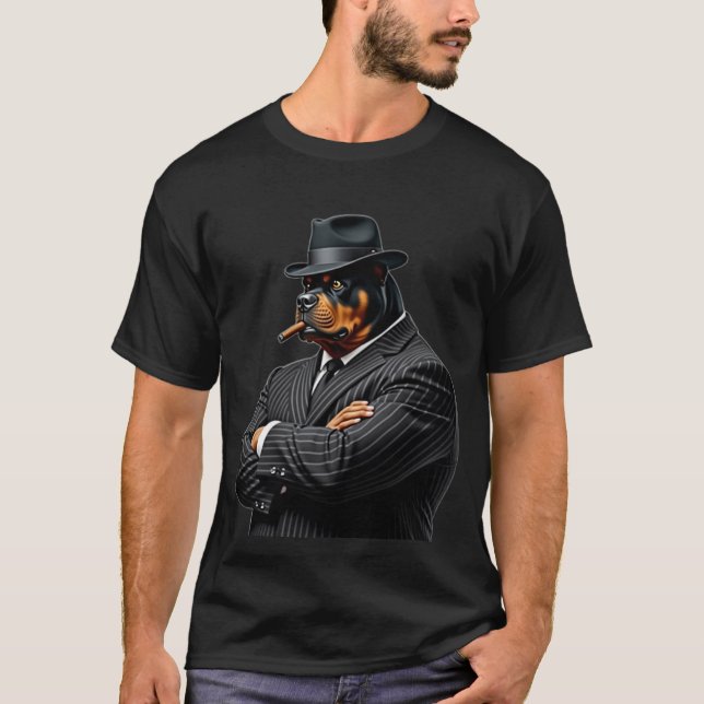 T-shirt Rottie Rico Rottie Rottweiler Pet propriétaire cad (Devant)