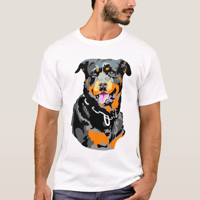 T-shirt rottweiler (Devant)