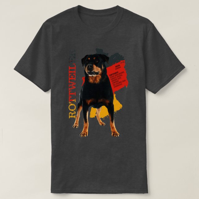T-shirt Rottweiler 1 (Design devant)