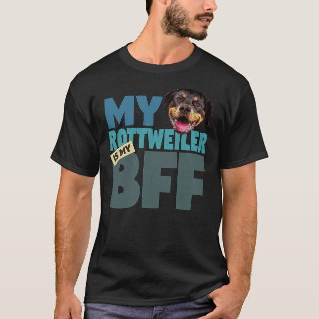 T-shirt Rottweiler Bff Dog meilleur ami (Devant)