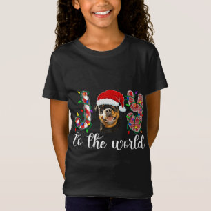 T-Shirt Rottweiler Christmas Rottie Xmas Party Rottweiler