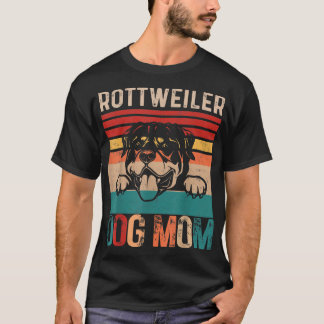 T-shirt Rottweiler Dog Mom Mother Owner Rottweilers Dogs W