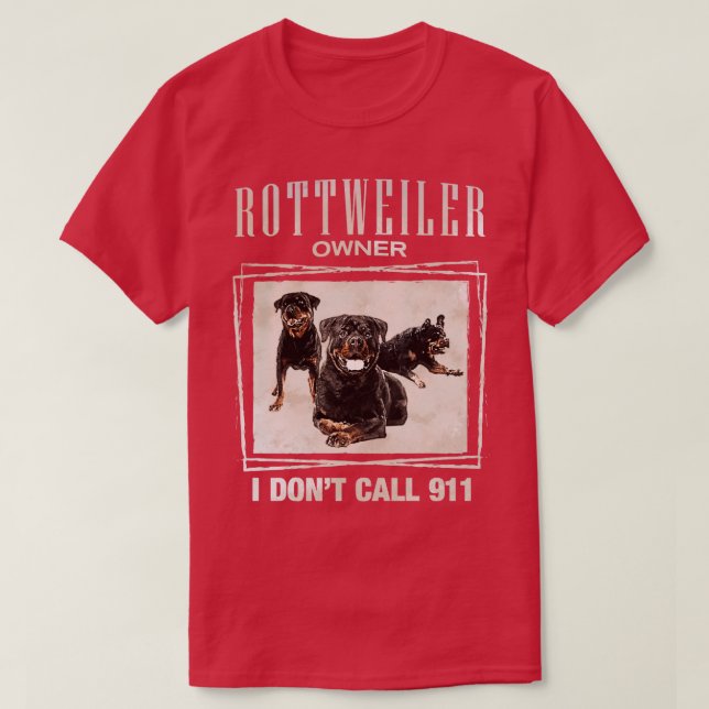 T-shirt Rottweiler Metzgerhund (11) (Design devant)