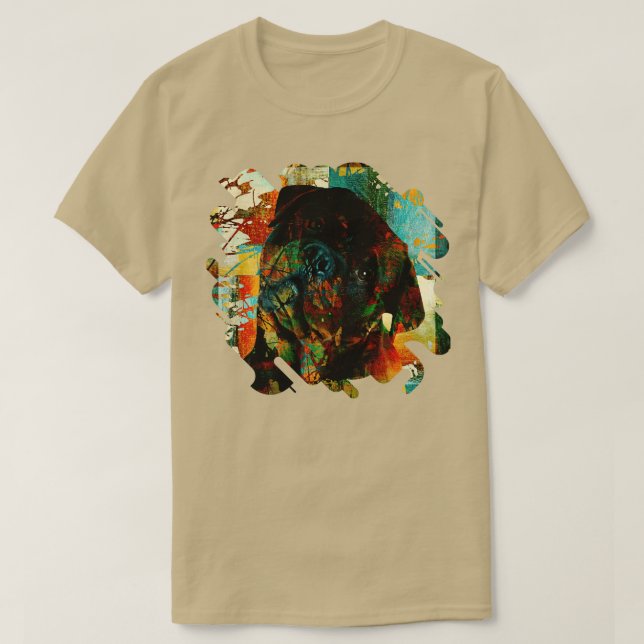 T-shirt Rottweiler Metzgerhund Art numérique 3 (Design devant)