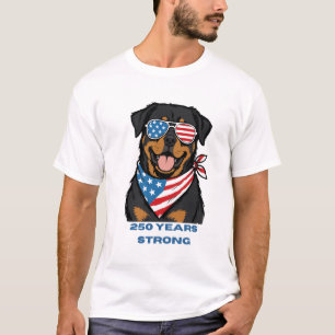 T-shirt Rottweiler Patriotique
