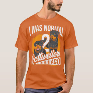 T-shirt Rottweiler Rottie Maman Mère de 2 Rotts Cadeau