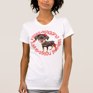 T-shirt Rottweiler, Sloppy Kisses B&C