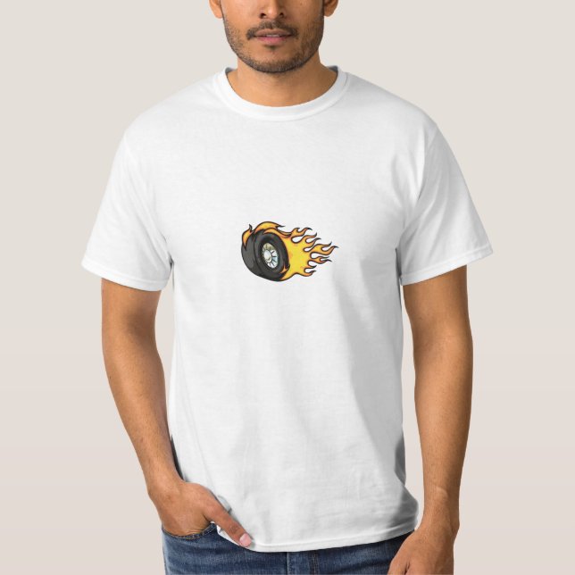 T-shirt roue chaude (Devant)