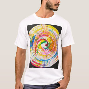 T-SHIRT ROUE COLORÉE