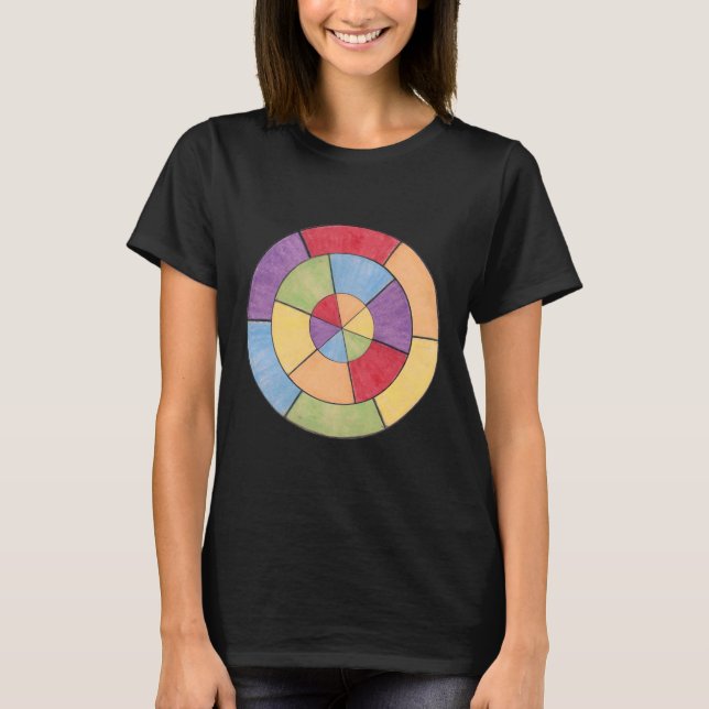 T-shirt roue couleur (Devant)