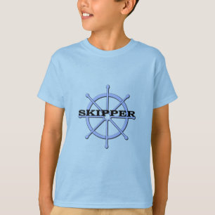 T-shirt Roue de bateau à skipper