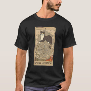 T-shirt Roue de carte de tarot de mélodie et graphique cos