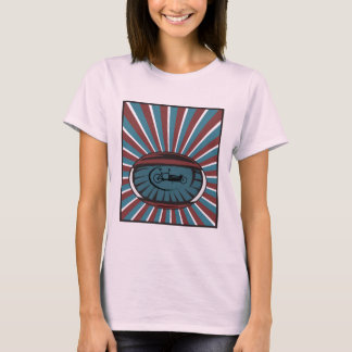 T-shirt Roue de charge dans l'oeil avec des rayons