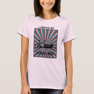 T-shirt Roue de charge dans l'oeil avec des rayons et prov