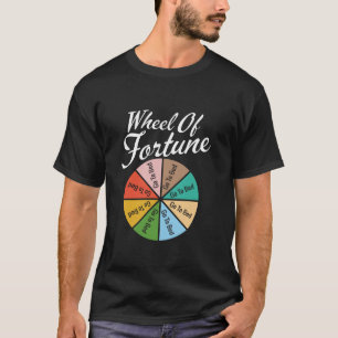 T-shirt Roue de Fortune Aller au lit Drôle Drôle conceptio