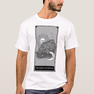 T-shirt Roue De Phasmophobie De Fortune Tarot Card