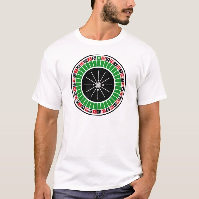 T-SHIRT ROUE DE ROULETTE (Devant)