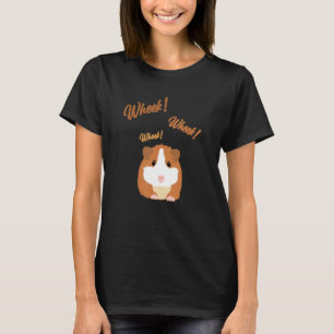 T-shirt Roue Guin d'éleveur de cheveux courts de porc