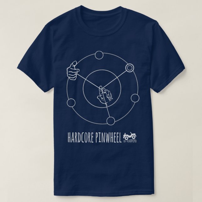 T-shirt Roue rigide Yoyo Hors Route (Design devant)