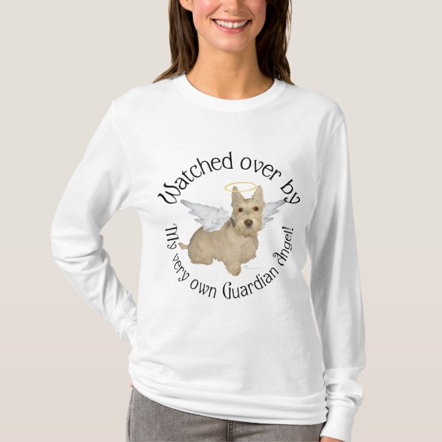 T-shirt Roue Scottish Terrier Angels (Devant)