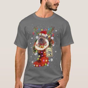 T-shirt Roue Terrier Xmas Boot Noël Sock hiver Sn