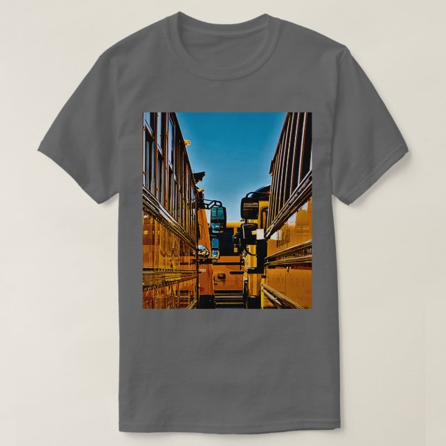 T-shirt Roues dans le bus (Design devant)