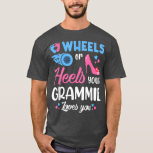 T-shirt Roues Ou Guérison Votre Grammie Vous Aime Genre Ré