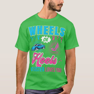 T-shirt Roues ou talons Grande soeur vous aime Nouveau béb