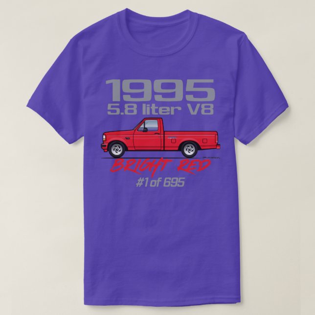 T-shirt Rouge 1995 (Design devant)