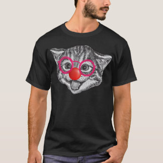 T-shirt rouge 2019 de jour de nez de T-shirt