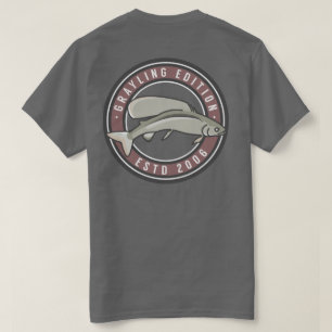 T-shirt Rouge arctique d'ombre