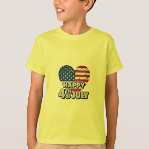 T-shirt Rouge, blanc et gras : Collection d'impression pat