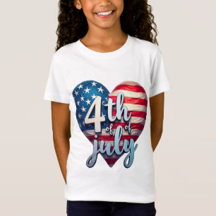 T-Shirt Rouge, blanc et gras : Collection d'impression pat
