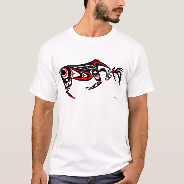 T-shirt rouge borderless.jpg de mâle (Devant)
